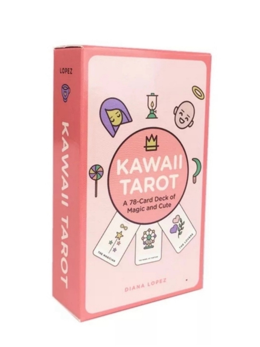 Kawaii Tarot Deck - Pink Illustrated Box